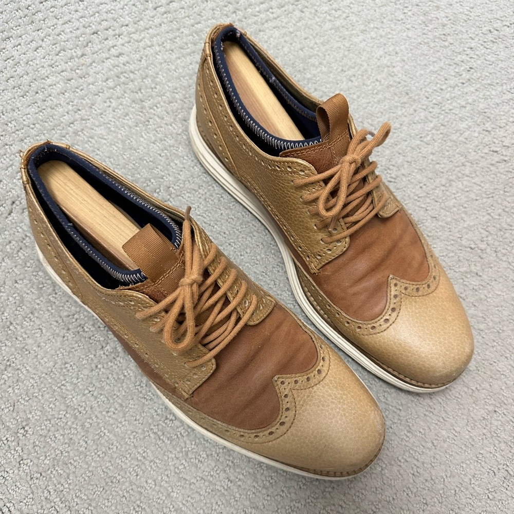 Cole Haan Original Grand NV Oxford Pecan Brown Leather